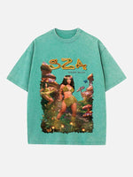 SZA Print Round Neck T-shirt