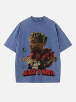 Juice WRLD Print Round Neck T-shirt