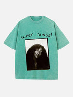 Olivia Dean Print Round Neck T-shirt