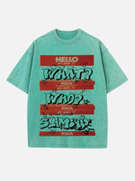 Eminem Print Round Neck T-shirt