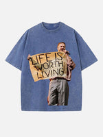 Imagine Dragons Print Round Neck T-shirt