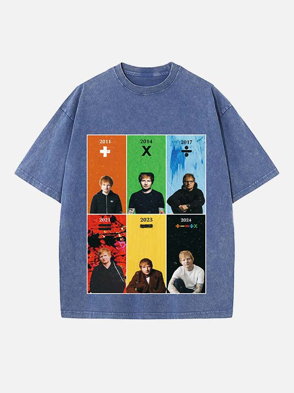 Ed Sheeran Print Round Neck T-shirt
