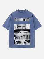 Eminem Print Round Neck T-shirt