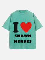 Shawn Mendes Print Round Neck T-shirt