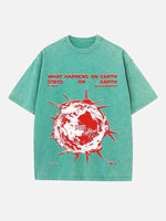 Kendrick Lamar Print Round Neck T-shirt