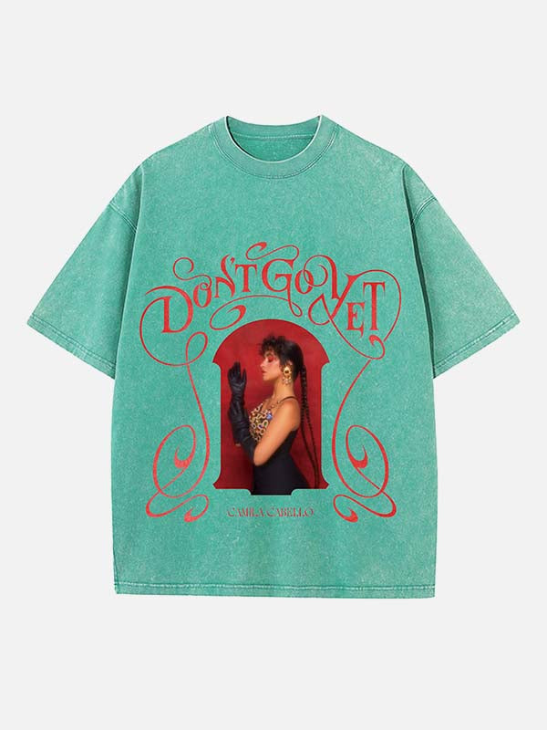 Camila Cabello Print Round Neck T-shirt