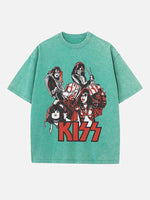 KISS Print Round Neck T-shirt