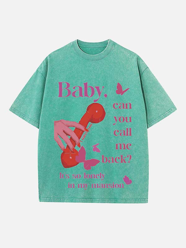 Doja Cat Print Round Neck T-shirt