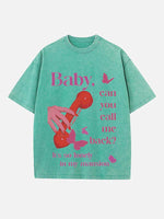 Doja Cat Print Round Neck T-shirt