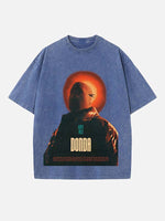 Kanye West Print Round Neck T-shirt