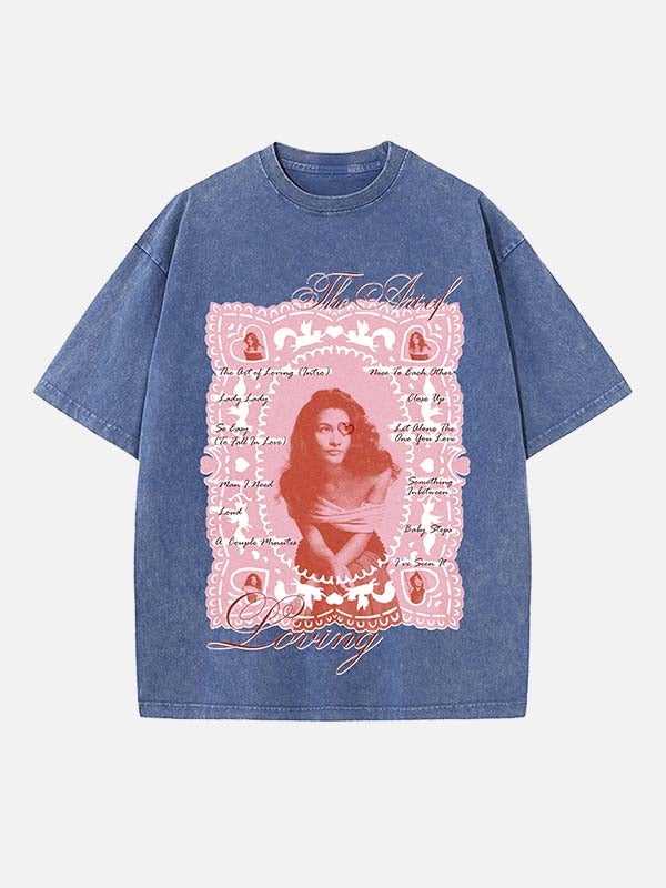 Olivia Dean Print Round Neck T-shirt