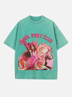 Chappell Roan Print Round Neck T-shirt