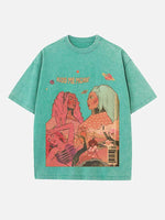 Doja Cat Print Round Neck T-shirt