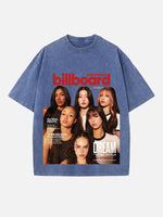 KATSEYE Print Round Neck T-shirt