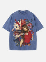 PinkPantheress Print Round Neck T-shirt