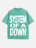 System of a Down Print Round Neck T-shirt