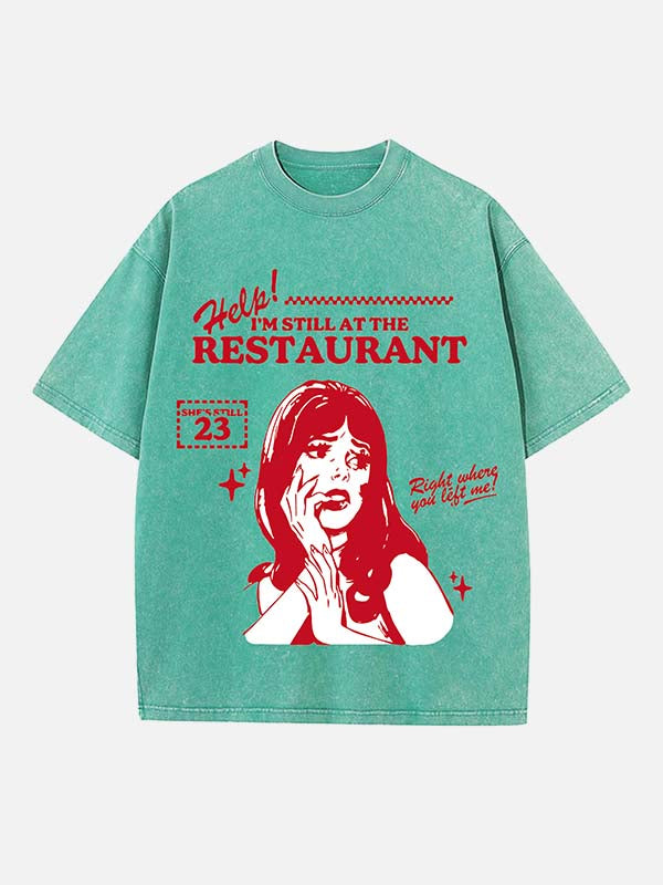 Taylor Swift Print Round Neck T-shirt