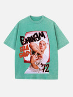 Eminem Print Round Neck T-shirt