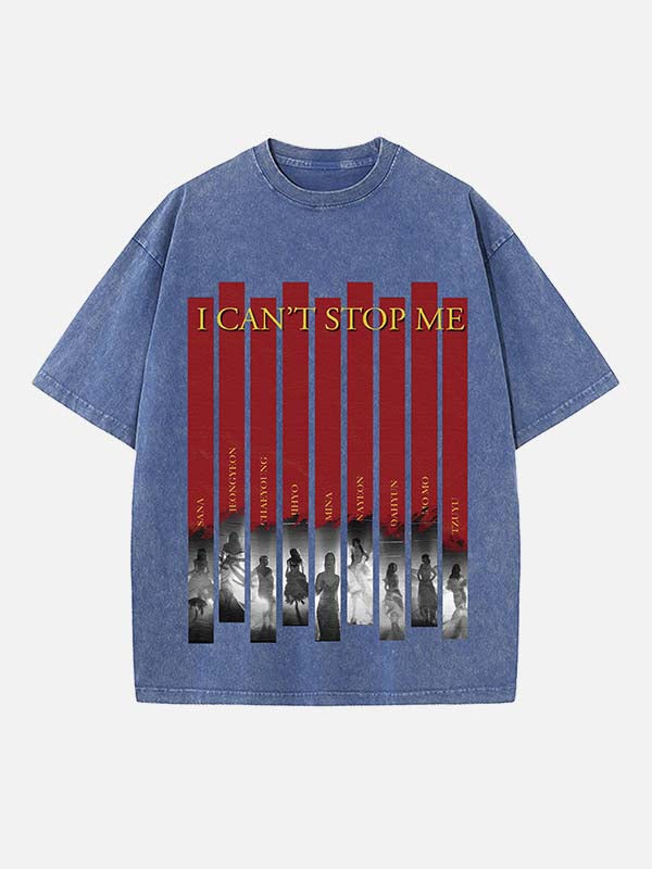 TWICE Print Round Neck T-shirt