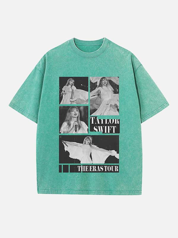 Taylor Swift Print Round Neck T-shirt