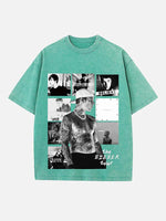 Justin Bieber Print Round Neck T-shirt