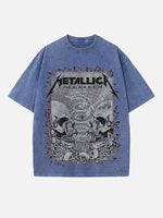 Metallica Print Round Neck T-shirt