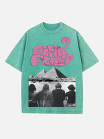 Pink Floyd Print Round Neck T-shirt