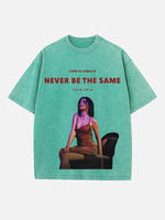 Camila Cabello Print Round Neck T-shirt
