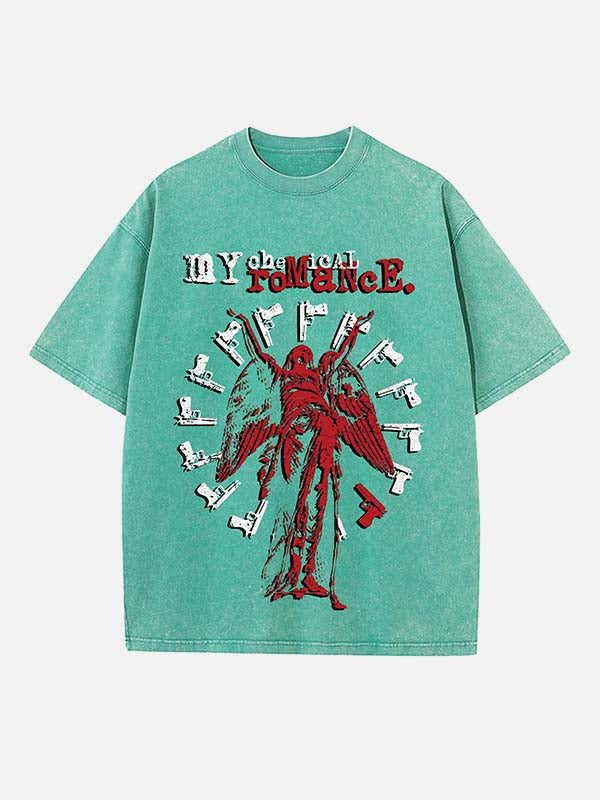 My Chemical Romance Print Round Neck T-shirt