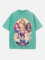 TWICE Print Round Neck T-shirt