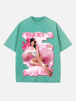 Kali Uchis Print Round Neck T-shirt