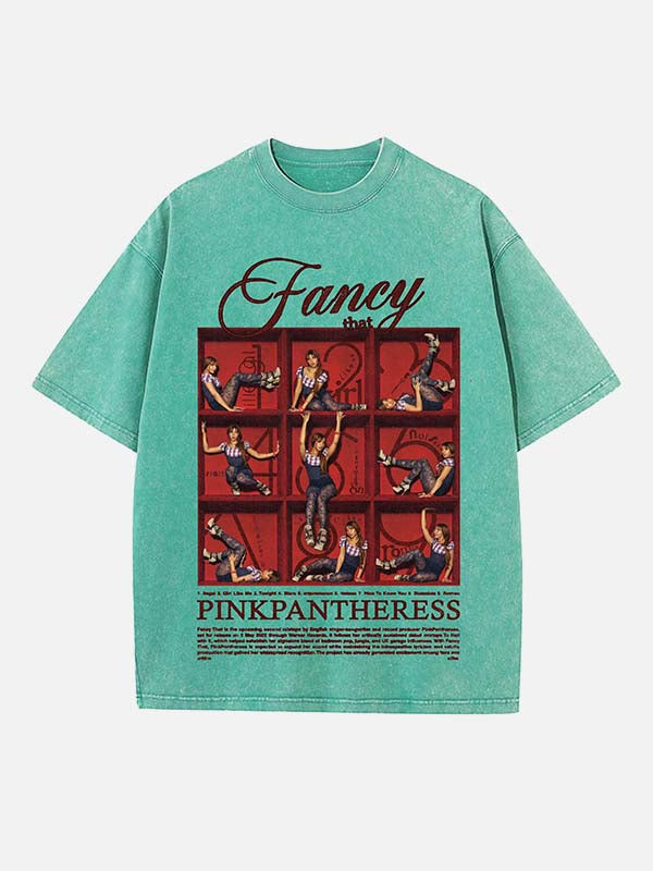PinkPantheress Print Round Neck T-shirt