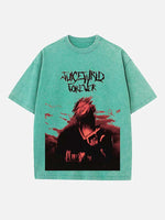 Juice WRLD Print Round Neck T-shirt
