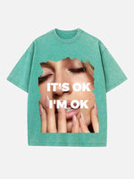 Tate McRae Print Round Neck T-shirt