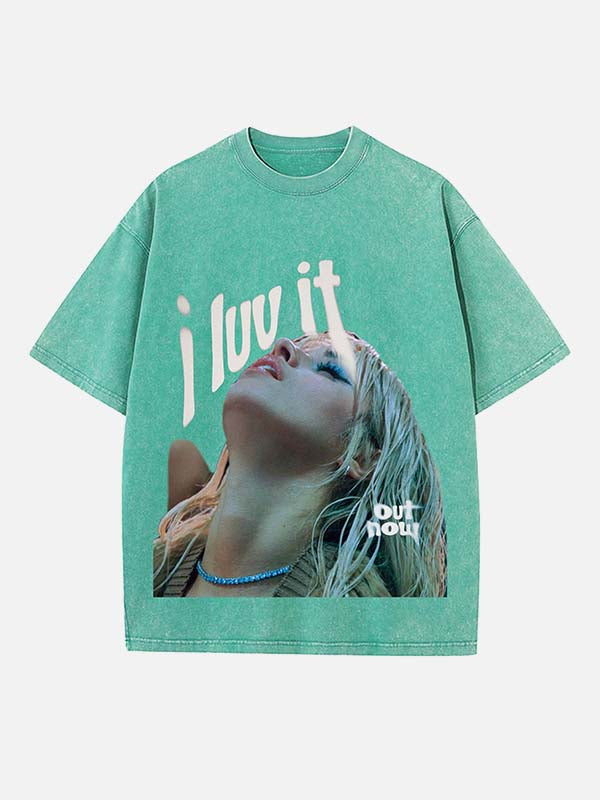 Camila Cabello Print Round Neck T-shirt