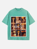 Karol G Print Round Neck T-shirt