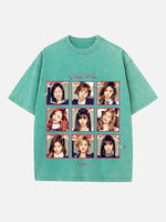 TWICE Print Round Neck T-shirt