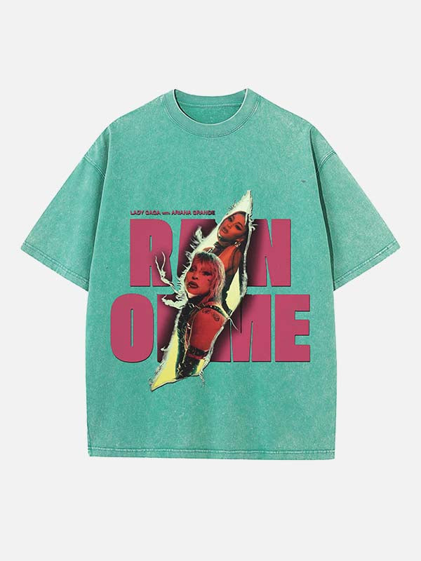 Ariana Grande Print Round Neck T-shirt