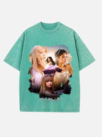 BLACKPINK Print Round Neck T-shirt