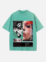 Lola Young Print Round Neck T-shirt