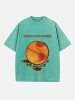 Coldplay Print Round Neck T-shirt