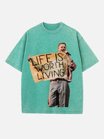 Imagine Dragons Print Round Neck T-shirt