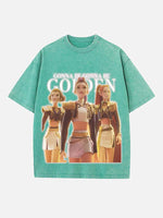 HUNTR/X Print Round Neck T-shirt