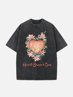 NIRVANA Print Round Neck T-shirt