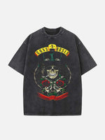 GUNS N' ROSES Print Round Neck T-shirt