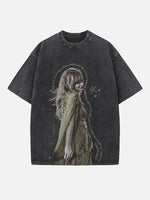 Taylor Swift Print Round Neck T-shirt