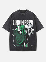 Linkin Park Print Round Neck T-shirt