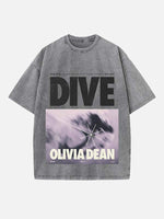 Olivia Dean Print Round Neck T-shirt