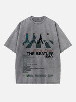 The Beatles Print Round Neck T-shirt