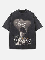 Olivia Dean Print Round Neck T-shirt
